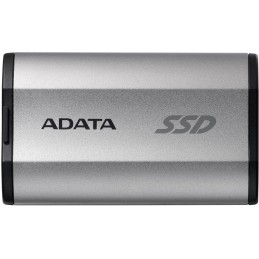 ADATA SD810 1TB SSD / Externí / USB 3.2 Type-C / 2000MB/s Read/Write / stříbrně-šedý