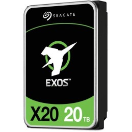 SEAGATE Exos X20 20TB HDD / ST20000NM007D  / SATA / 3,5" / 7200 rpm / 256 MB / 512E/4KN