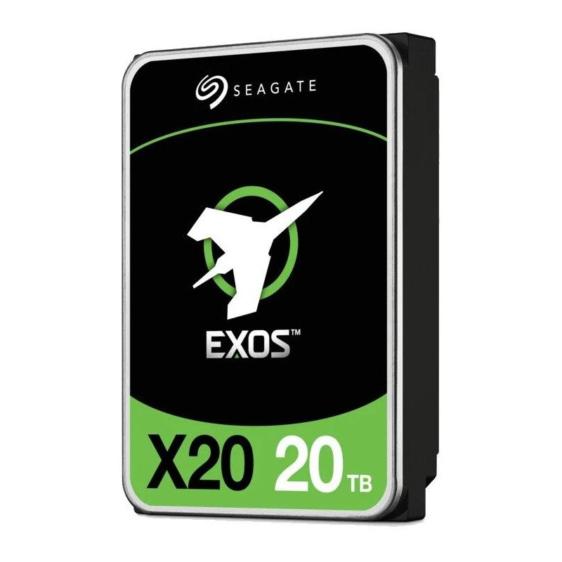 SEAGATE Exos X20 20TB HDD / ST20000NM007D  / SATA / 3,5" / 7200 rpm / 256 MB / 512E/4KN