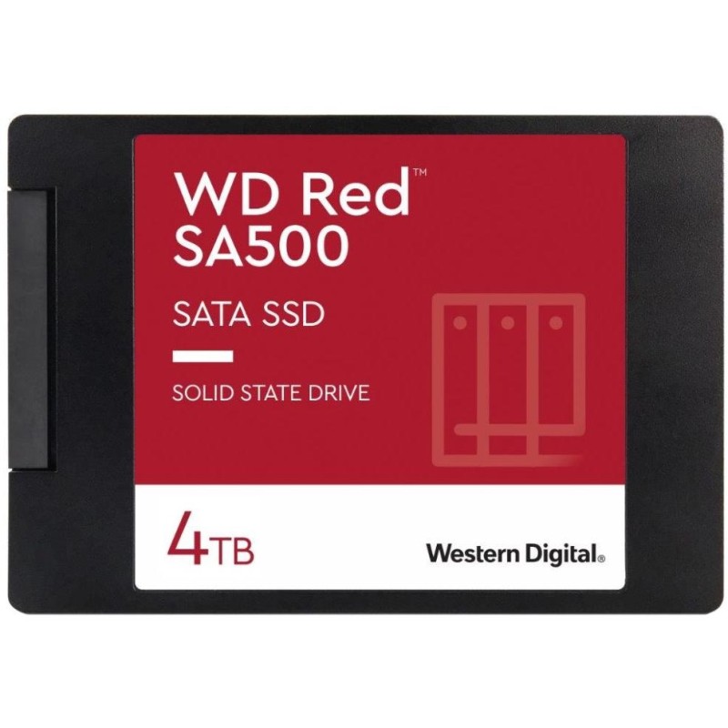 WD RED SSD SA500 4TB / Interní / 2,5" / SATAIII / 3D NAND