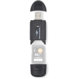 NEDIS čtečka paměťových karet/ MMC / SD / SDHC / USB 2.0/ černá