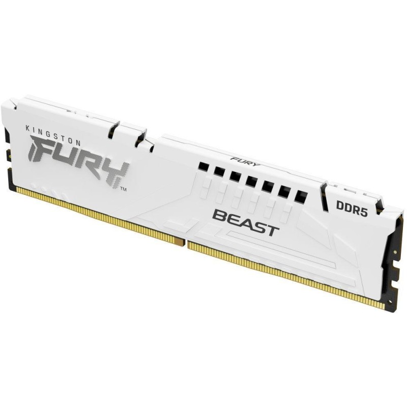 KINGSTON FURY Beast White XMP 16GB DDR5 6000MT/s / CL30 / DIMM