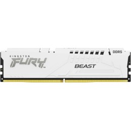 KINGSTON FURY Beast White XMP 16GB DDR5 6000MT/s / CL30 / DIMM