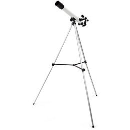 NEDIS teleskop SCTE5060WT/ clona 50 mm/ ohnisková vzdálenost 600 mm/ hledáček 5 x 24/ výška 125 cm/ Tripod/ bílo-černý