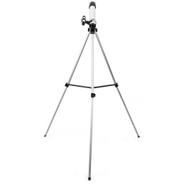 NEDIS teleskop SCTE5060WT/ clona 50 mm/ ohnisková vzdálenost 600 mm/ hledáček 5 x 24/ výška 125 cm/ Tripod/ bílo-černý