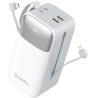 Powerbank COLORWAY/ 50 000 mAh/ 1x USB QC3.0/ USB-C/ Lightning/ 22,5 W/ Biały