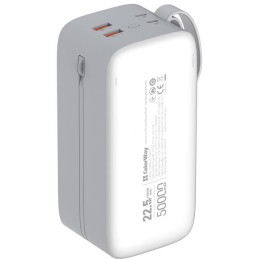 COLORWAY powerbanka/ 50 000mAh/ 1x USB QC3.0/ USB-C/ Lightning/ 22,5W/ Bílá