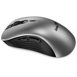 GENIUS Ergo 8100S AI Silver Grey/ 1600 dpi/ bezdrátová/ Copilot/ 6tlačítek/ tichá/ střibrnošedá