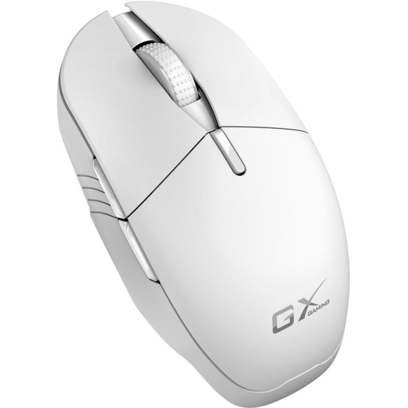GENIUS GX Gaming Scorpion M8250 AI White/ duální BT+2,4GHz/ 3200 dpi/ bezdrátová/ Copilot/6tlačítková/dobíjecí/RGB/bílá