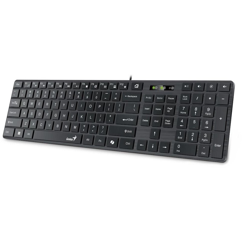 GENIUS Slimstar 126/ Drátová/ Copilot/ USB/ černá/ CZ+SK layout