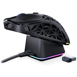 Endorfy myš LIV Plus Wireless / PAW3395 / Khail GM 8.0 / bezdrátová / ultralehká / dockovací stanice / černá