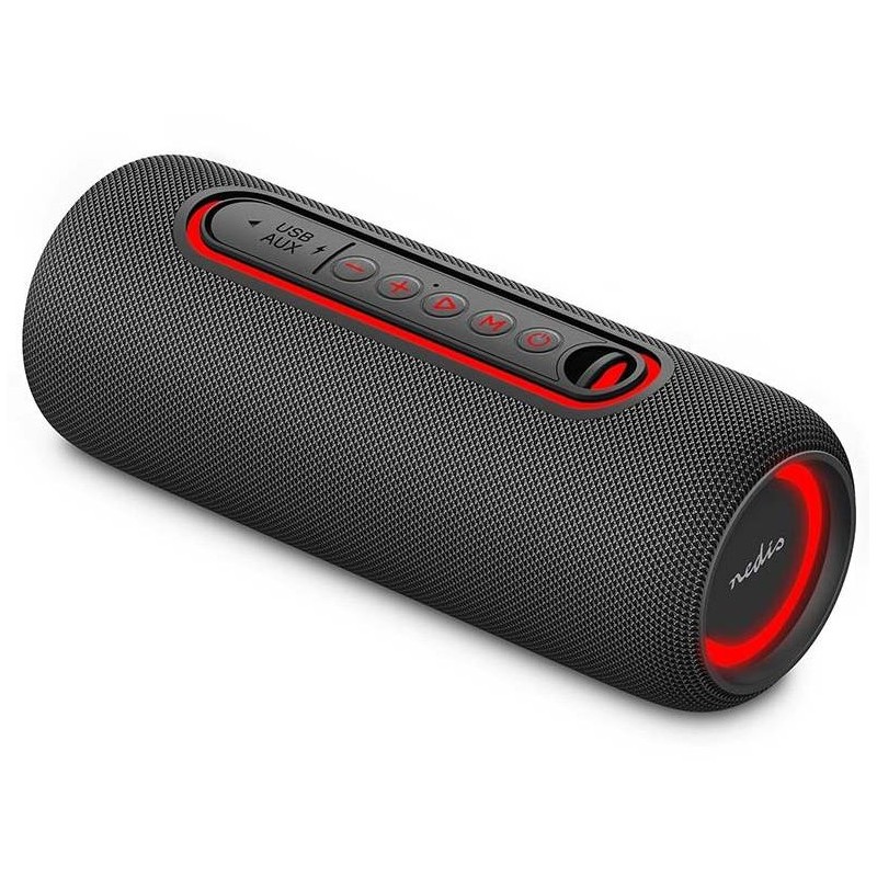 NEDIS reproduktor/ 2.0/ výkon 30 W/ Bluetooth/ AUX/ USB-C/ USB/ černý