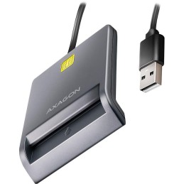 AXAGON čtečka kontaktních smart karet USB-A (eObčanka) / Smart Card / CRE-SM3T / USB 2.0 / 1,3m