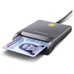AXAGON čtečka kontaktních smart karet USB-A (eObčanka) / Smart Card / CRE-SM3T / USB 2.0 / 1,3m