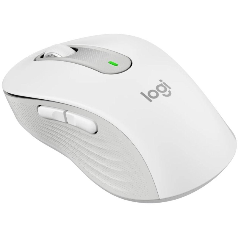 Logitech myš Signature M650 for Business/Kancelářská/Laserová/Pro praváky/4 000DPI/Bezdrátová USB + BT/ bílá