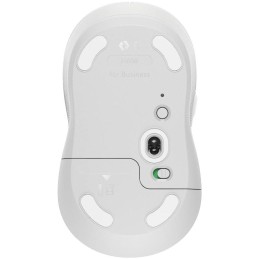 Logitech myš Signature M650 for Business/Kancelářská/Laserová/Pro praváky/4 000DPI/Bezdrátová USB + BT/ bílá