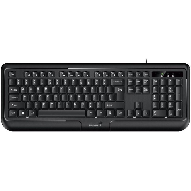 GENIUS KB-118 ver. II/ Drátová/ PS2/ černá/ CZ+SK layout