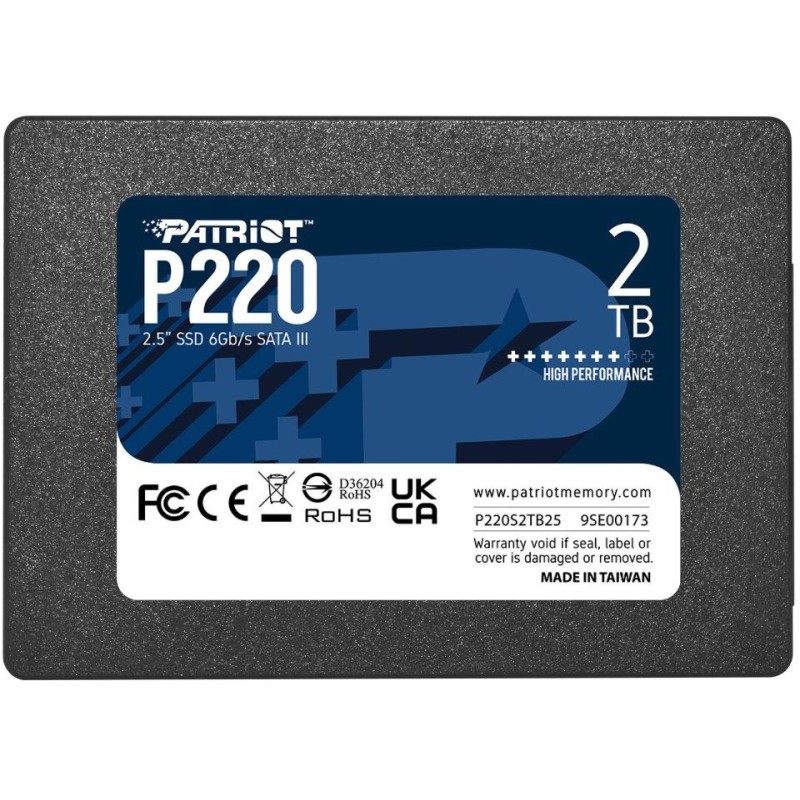 PATRIOT P220 2TB SSD / Interní / 2,5" / SATA 6Gb/s /