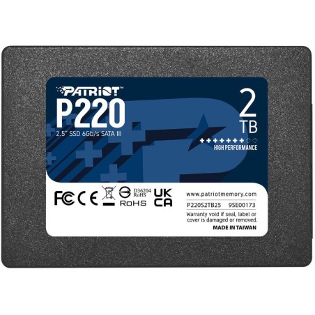 PATRIOT P220 2TB SSD / Interní / 2,5" / SATA 6Gb/s /
