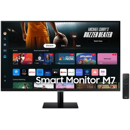 Samsung Smart Monitor M7 32" / M70D / 4K UHD 3840x2160 / 16:9 / VA / 4ms / 60Hz / HDMI/USB/USB-C/WiFi/BT/VESA/Repro