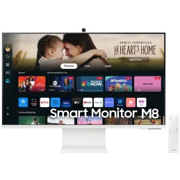 Samsung Smart Monitor M8 32" / M80D / 4K UHD 3840x2160 / 16:9 / VA / 4ms / 60Hz / HDMI/DP/USB/USB-C/WiFi/BT/VESA/Repro