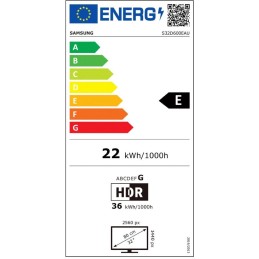 Samsung ViewFinity S6 32" / S60D / QHD 2560x1440 / 16:9 / IPS / 5ms / 100Hz / Jack/HDMI/DP/USB/PIVOT/VESA