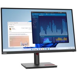 Lenovo T27p-30/ 27" IPS/ 3840x2160/ 16:9/ 350cd/m2cmd/ 1300:1 / 4ms/ HDMI/ DP/ USB/ RJ45/ jack/ VESA/ PIVOT/ černý