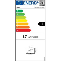 Lenovo T24v-30/ 23,8" IPS/ 1920x1080/ 16:9/ 250cd/m2cmd/ 1000:1 / 4ms/ HDMI/ VGA/ DP/ USB/ VESA/ PIVOT/ černý