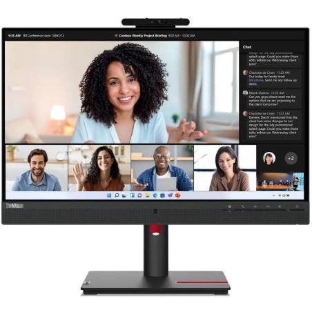 Lenovo T24mv-30/ 23,8" IPS/ 1920x1080/ 16:9/ 250cd/m2cmd/ 1000:1 / 4ms/ HDMI/ DP/ USB/ RJ45/ VESA/ PIVOT/ černý