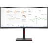 Lenovo T34w-30/ 34" VA, curved/ 3440x1440/ 21:9/ 350cd/m2cmd/ 3000:1 / 4ms/ HDMI/ DP/ USB/ RJ45/ VESA/ black