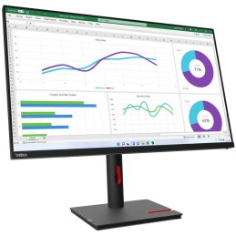 Lenovo T32h-30/ 31,5" IPS/ 2560x1440/ 16:9/ 350cd/m2cmd/ 1000:1 / 4ms/ HDMI/ DP/ USB/ RJ45/ VESA/ PIVOT/ černý