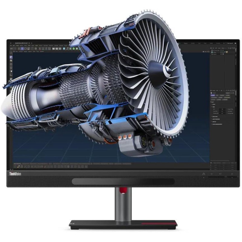 Lenovo ThinkVision 27 3D/ 27" IPS / 3840x2160/ 16:9/ 310cd/m2cmd/ 1200:1 / 4ms/ HDMI/ DP/ USB/ RJ45/ VESA/ PIVOT/ černý