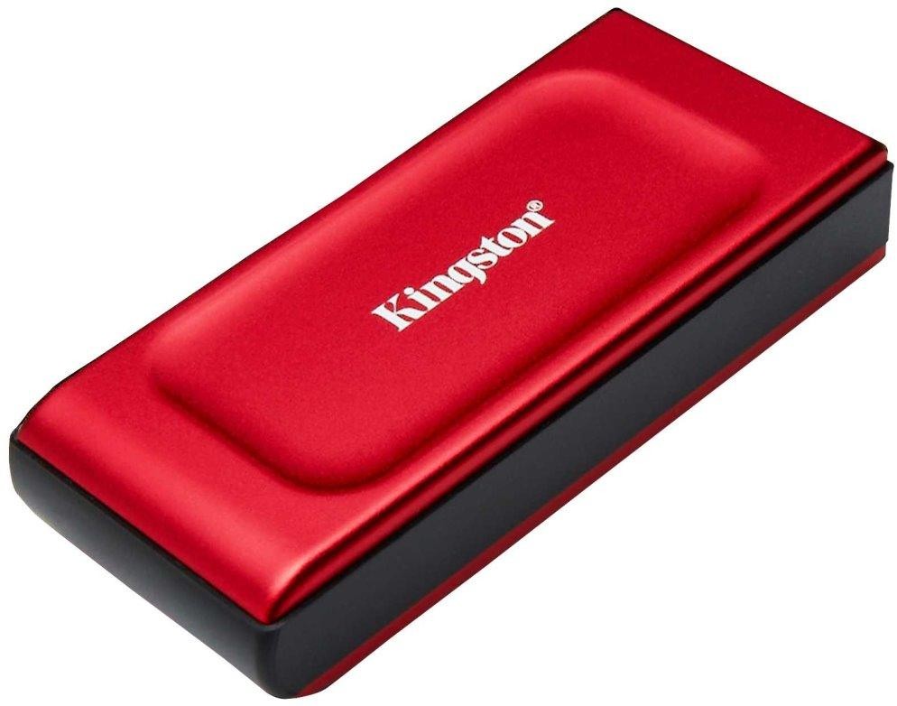 KINGSTON XS1000 1TB SSD / externý SSD / USB 3.2 Gen 2x2 / červený