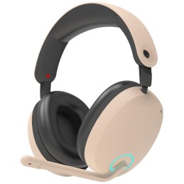 Zalman headset ZM-HPS800W / herní / náhlavní / bezdrátový / 7.1 / USB-C / béžový