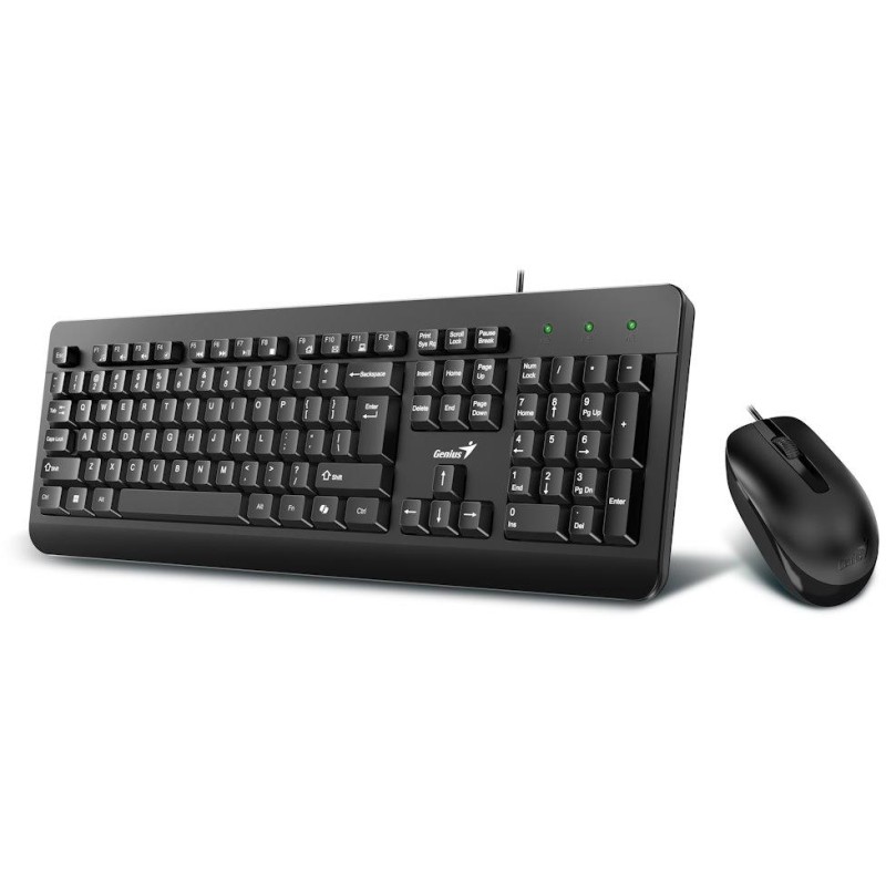 GENIUS KM-160/ Drátový set/ Copilot/ USB/ černá/ CZ+SK layout