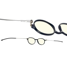 GUNNAR kancelářske/herní brýle LOOP ONYX/MERCURY  * čirá  skla  * BLF 35 *GUNNAR focus