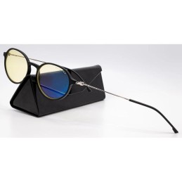 GUNNAR kancelářske/herní brýle LOOP ONYX/MERCURY  * čirá  skla  * BLF 35 *GUNNAR focus