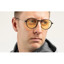 GUNNAR kancelářske/herní brýle LOOP ONYX/MERCURY  * čirá  skla  * BLF 35 *GUNNAR focus