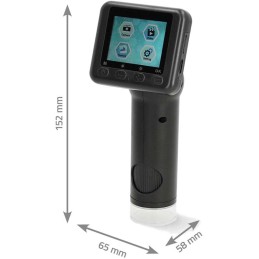 NEDIS mikroskopická kamera/ 1080p@30fps/ 48 MPixel/ zvětšení 8 x/ zvětšení 500 x/ display 2 "/ USB-C/ USB-A/ černá