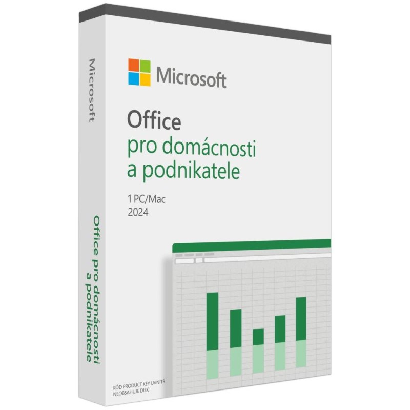 Microsoft Office pro domácnosti a podnikatele 2024 Czech Medialess