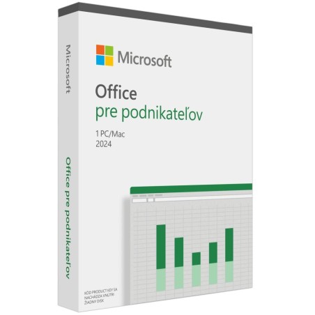Microsoft Office pro domácnosti a podnikatele 2024 Eng Medialess