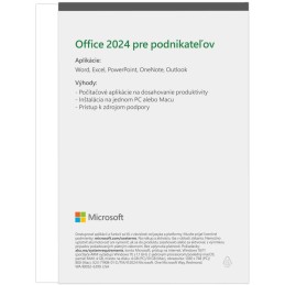 Microsoft Office pro domácnosti a podnikatele 2024 Eng Medialess