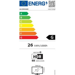DELL AW2725QF Alienware/ 27" LED/ 16:9/ 3840 x 2160/4K/ FHD/ IPS/ 1000:1/ 1ms/ 2xUSB/ 2xHDMI/USB-C/ 3Y Basic on-site