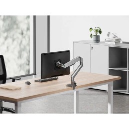 Neomounts  DS70-250SL1 Neomounts NEXT Slim Desk Mount, single display (topfix clamp/grommet), silver