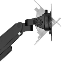 Neomounts  DS70-250BL2 Neomounts NEXT Slim Desk Mount, double display (topfix clamp/grommet), black