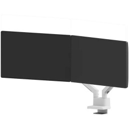 Neomounts DS70-250WH2 Neomounts NEXT Slim Desk Mount, double display (topfix clamp/grommet), white