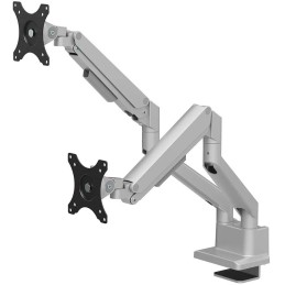 Neomounts DS70-250SL2 Neomounts NEXT Slim Desk Mount, double display (topfix clamp/grommet), silver