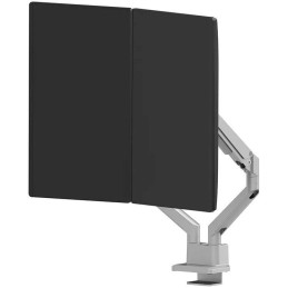 Neomounts DS70-250SL2 Neomounts NEXT Slim Desk Mount, double display (topfix clamp/grommet), silver