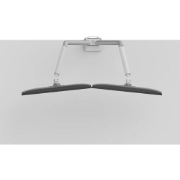 Neomounts DS70-250SL2 Neomounts NEXT Slim Desk Mount, double display (topfix clamp/grommet), silver