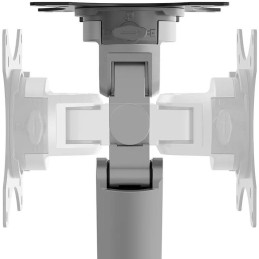 Neomounts DS70-250SL2 Neomounts NEXT Slim Desk Mount, double display (topfix clamp/grommet), silver